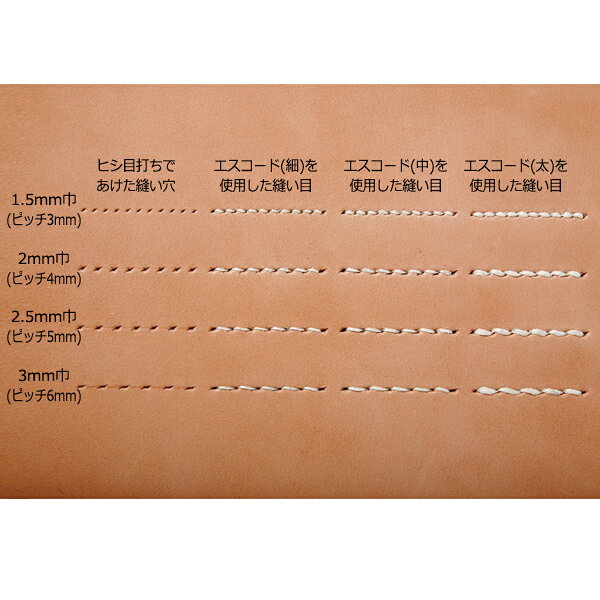 手芸工具 『4本ヒシ目打 2mm巾』 LEATHER CRAFT クラフト社