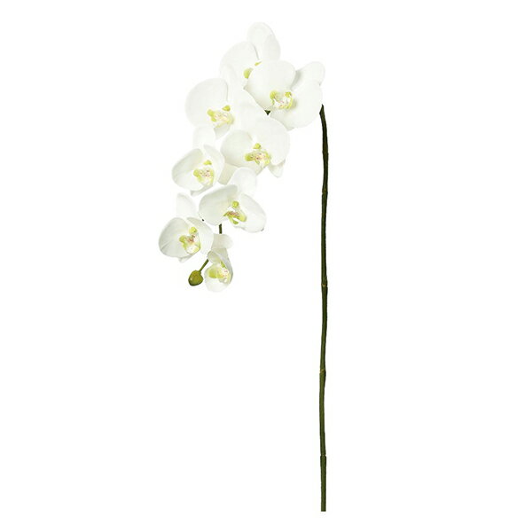 造花 シルクフラワー 『コチョウラン×8 つぼみ×1 ホワイト A-33007-001』 asca アスカ商会