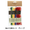 刺しゅう糸 『25番刺しゅう糸 12本セット ディープ』(3)