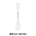 ゴム 『丸ゴム30m綛 1本丸 30m 白』