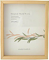 枠 『アートボックスフレーム BOXフレーム キャビネ版 130×180mm ナチュラル』 A.P.J ART PRINT JAPAN アートプリントジャパン
