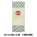 バイアステープ 『綿バイアステープ ふちどり11 12番色 (薄緑大) CP146-12』 CAPTAIN88 キャプテン(3)