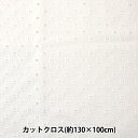 生地 『綿オールオーバーレース カットクロス 約130×100cm ホワイト LC-1MP-014』