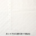 生地 『綿オールオーバーレース カットクロス 約130×100cm ホワイト LC-1MP-014』(3)