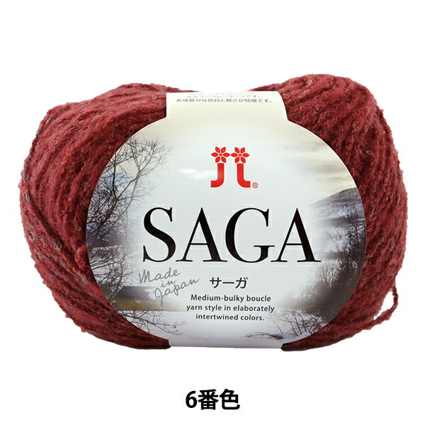 秋冬毛糸 『SAGA (サーガ) 6番色』 Hamanaka ハマナカ