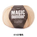 秋冬毛糸 『マジックナンバー 61-637 ベージュ』 Clover クロバー