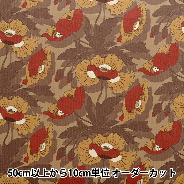 【数量5から】 生地 『LIBERTY コーデュロイ バターフィールドガーデン DC32387-J22C』 リバティジャパン