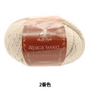 秋冬毛糸 『アルパカツイード ベージュ 2番色』【ユザワヤ限定商品】