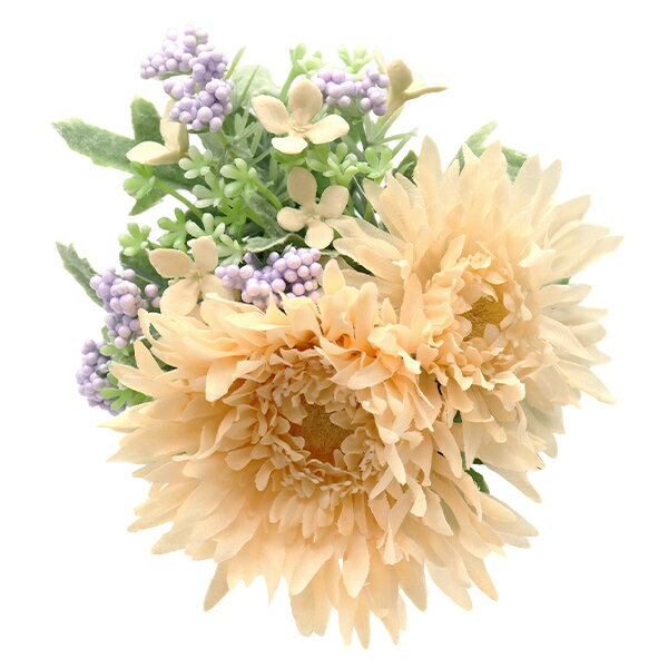 造花 シルクフラワー 『ガーベラミックスバンドル ベージュ VT2154』