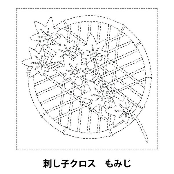 刺しゅう布 『刺し子クロス SC 2021 もみじ 03W』