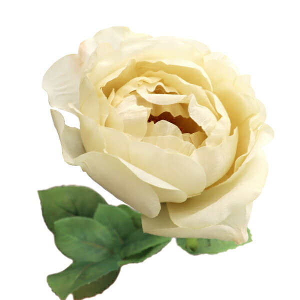 造花 シルクフラワー 『ロマノスキャベッジローズ クリーム VTR410』