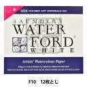 画用紙 『ウォーターフォード水彩紙 ホワイト ブロック 300g 中目 EHB-F10』 HOLBEIN ホルベイン