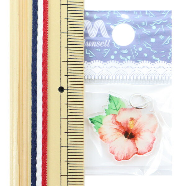 アクリルチャーム 『プリントクリアチャーム ハイビスカス SAC-1377』