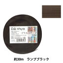 【1000円ポッキリ】 手芸バンド 『プラカゴテープ 30m ランプブラック 56』 紺屋商事