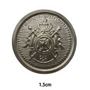 ボタン 『メタル 真鍮ボタン SS 1.5cm 10018279』 ベルアートオンダ