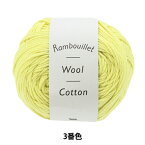 春夏毛糸 『Rambouillet Wool Cotton(ランブイエウールコットン) 3番色』 DARUMA ダルマ 横田