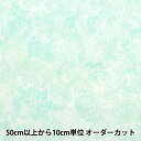【数量5から】 生地 『スケア ミスティマーブル アクアミント B87423Z-1-4』