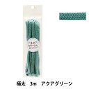 手芸ひも 『カラーひも 極太 3mカット アクアグリーン 2-452番色 F500-77』 YUSHIN 遊心【ユザワヤ限定商品】
