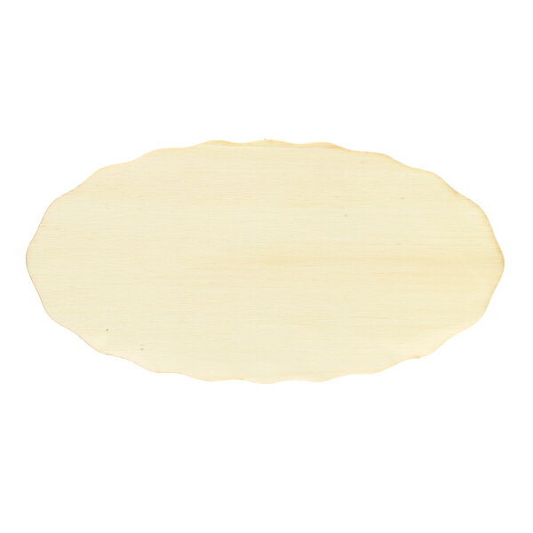 トールペイント土台 『カットベース フリル楕円 NAT-8111』 ERUBERU エルベール