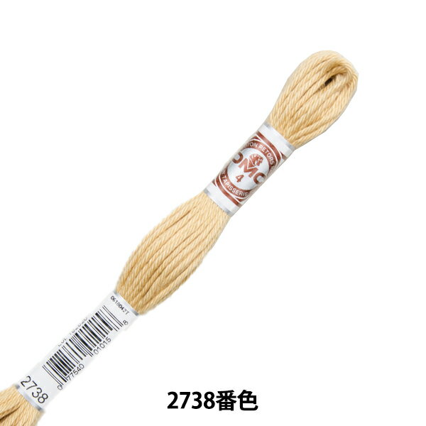 刺しゅう糸 『RETORS (ルトール) 4番刺繍糸 ART.89 2738番色』 DMC ディーエムシー