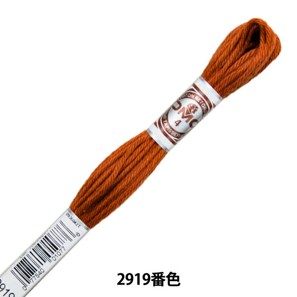 刺しゅう糸 『RETORS (ルトール) 4番刺繍糸 ART.89 2919番色』 DMC ディーエムシー
