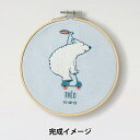 刺しゅうキット 『Gift of Stitch 白くまスクーター TB182』 DMC ディーエムシー