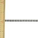 【数量5から】 レースリボンテープ 『メタリックチュールレース 62414CK 4番色』 MOKUBA 木馬