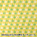 【数量5から】 生地 『Wガーゼ(ダブルガーゼ) かくれんぼアヒル柄 イエロー LGA-41060-1C』 KOKKA コッカ(3)