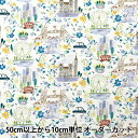 【数量5から】 生地 『リバティ・ファブリックス 11号帆布 プライドアンドブルーム 363J6801-C』 Liberty Japan リバティジャパン
