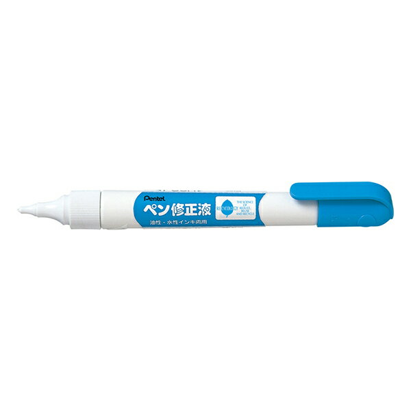 修正用品 『ペン修正液 油性 水性インキ両用 XEZL21-W』 Pentel ぺんてる ペン先プッシュで、ワンタッチ修正! 印刷物の修正、OA出力紙の修正をペン先プッシュで、ワンタッチ修正できます。 ペンタイプ修正液です。 (先端芯・直径1.00mm) [文房具 事務用品 修正液 両用 ペン ホワイト] ◆対応インキ:油性、水性インキ両用 ◆機構:キャップ式 ◆容量:7ml ◆個装:ブリスターパック ◆個装サイズ/重さ:55×18×168mm/27g ◆本体サイズ/重さ:18×15×128mm/21g ※モニターによって実物のお色と若干異なる場合がございます。 【手芸用品・毛糸・生地の専門店 ユザワヤ】