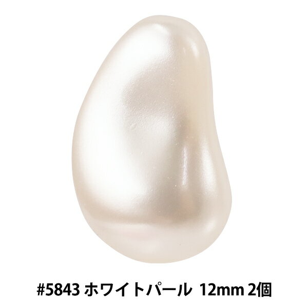 ե #5843 Baroque Drop Pearl ۥ磻ȥѡ 12mm 2γ