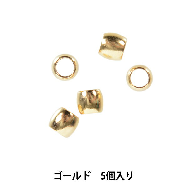 手芸金具 『タイコ 内径4mm ゴールド 5個入り TAIKO-4』