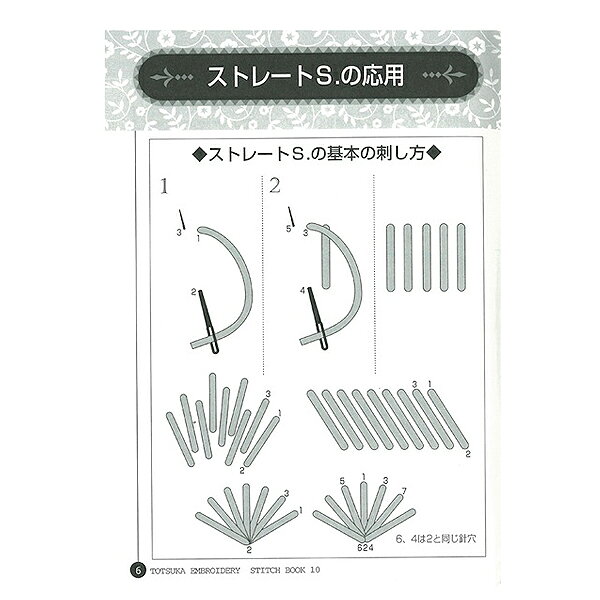 書籍 『戸塚刺しゅう ステッチBOOK10 ストレートS.コーチングS.』 LECIEN ルシアン...