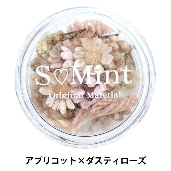 レジン材料 『ドライフラワー フルレット シリーズ2 アプリコット×ダスティローズ』 SMint エスミント
