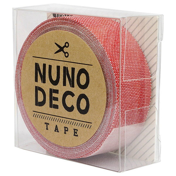 KAWAGUCHI(カワグチ) 『NUNO DECO TAPE (ヌノデコテープ)　さんご』 11-871 アイロンで簡単接着・水洗いもOK！ 人気のKAWAGUCHI(カワグチ) 『NUNO DECO TAPE (ヌノデコテープ)から、新柄が登場！ お子さんの入園・入学に使う、用具や洋服、 学校やオフィスなどで使うマイ文具などの目印に 布素材の、ナチュラルシンプルな単色やオシャレでカワイイ、トレンド柄まで 身の周り品をアレンジしてみてはいかがですか？ ◆サイズ：幅1.5cm (1.2m巻） ◆色/柄：サンゴ ※モニターによって実物のお色と若干異なる場合がございます。 【手芸用品・毛糸・生地の専門店 ユザワヤ】