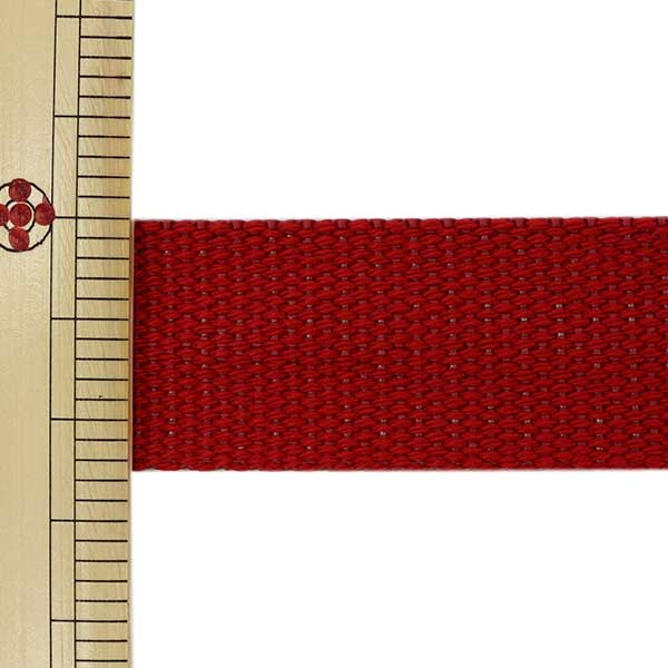 【数量5から】 手芸ブレード 『リバーシブルテープ 幅約2.5cm レッド×グレー TPR25-L』 KIYOHARA 清原 yuzawaya-10194583 ユザワヤ サンプル画像2