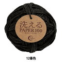 手芸糸 『洗えるPAPER100 12番色』 World Festa ワールドフェスタ 【ユザワヤ限定商品】