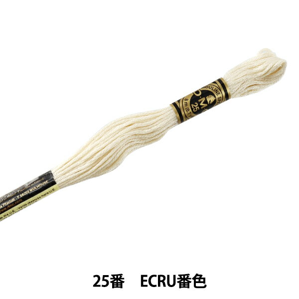 刺しゅう糸 『DMC 25番刺繍糸 ECRU番色』 DMC ディーエムシー