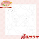 刺しゅう布 『刺し子 花ふきん布パック くまのひなまつり H-1032』 Olympus オリムパス