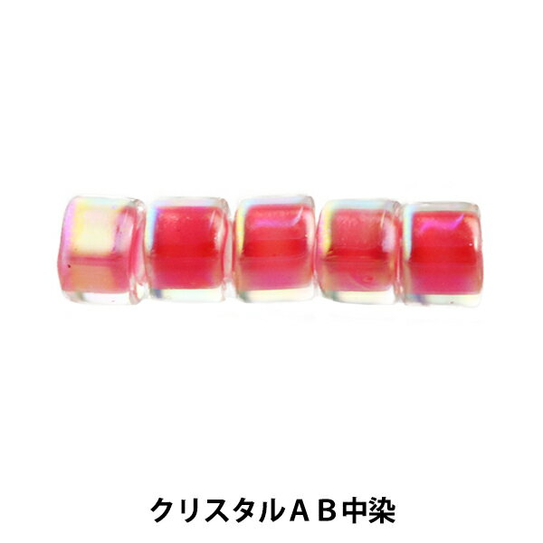 ビーズ 『デリカビーズ 11/0 DB75 3g クリスタルAB中染』 MIYUKI ミユキのサムネイル