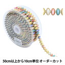 【数量5から】 手芸ブレード 『イミテーションブレード 幅約1.1cm マルチ GY-43-18-41』