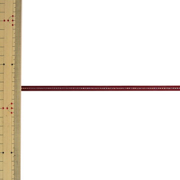 【数量5から】リボン 『グリッターWサテン 幅約6mm 67番色 ワイン 33111』 TOKYO RIBBON 東京リボン