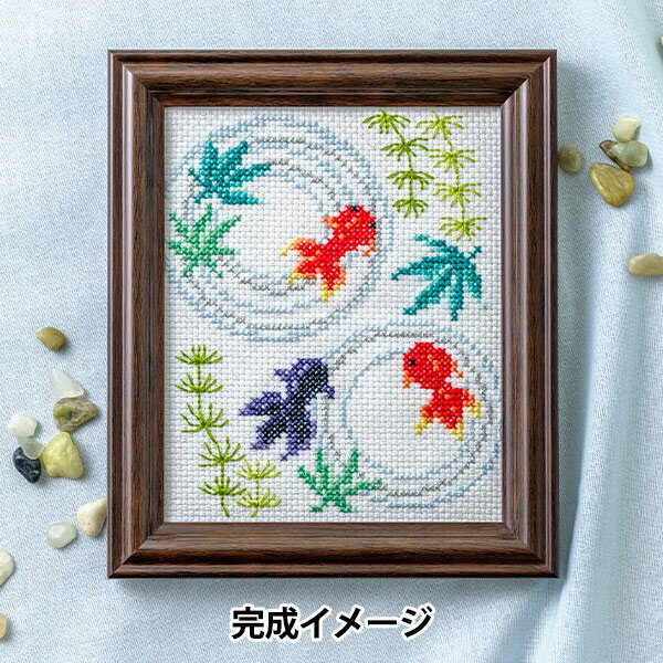 刺しゅうキット 『きらめく日本の季節 夏涼み 522403』 LECIEN ルシアン cosmo コスモのサムネイル