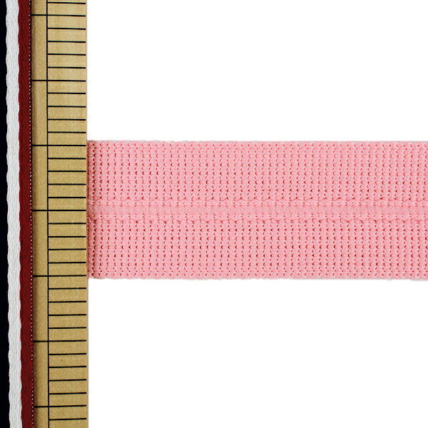 【数量5から】 手芸テープ 『ポリエステルニット バインダーテープ 1cm×1cm ピンク SIC-2304』 yuzawaya-10234574 ユザワヤ サンプル画像2