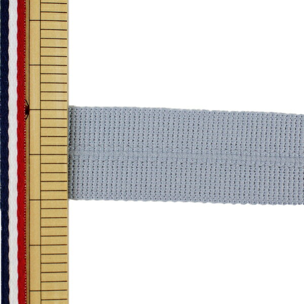 【数量5から】 手芸テープ 『ポリエステルニット バインダーテープ 1cm×1cm ブルーグレー SIC-2304』 yuzawaya-10234580 ユザワヤ サンプル画像2