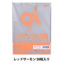 プリンター用紙 『極厚口カラー PPC用紙 LPP-B5-RS 50枚 レッドサーモン』 SAKAE テクニカルペーパー