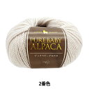 秋冬毛糸 『ピュアベビーアルパカ 2番色』 World Festa ワールドフェスタ 【ユザワヤ限定商品】