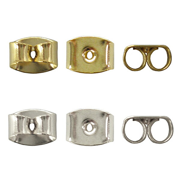 手芸金具 『ピアスキャッチ 銀色』