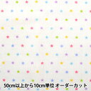 【数量5から】 生地 『スケア プリント ホーミーコレクション 約110cm幅 星柄 YA12989S-B』