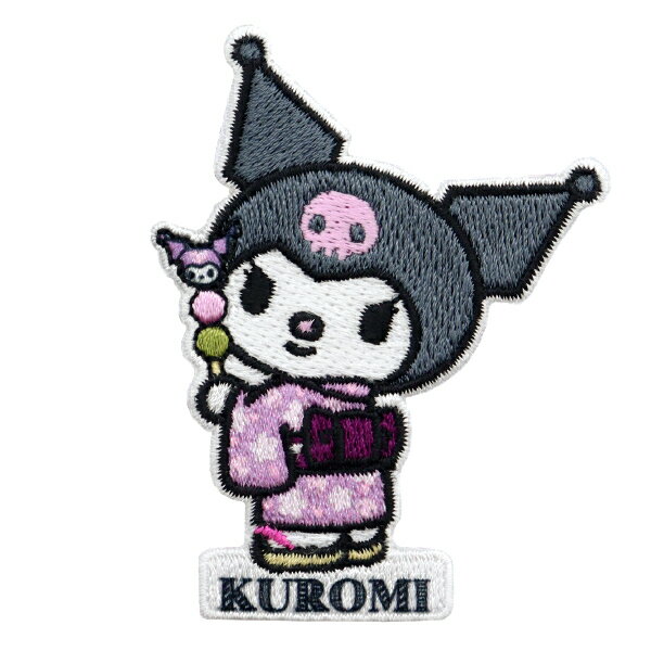 ワッペン 『2WAY刺しゅうワッペン クロミ おだんご H459-161-006』 Hamanaka ハマナカ